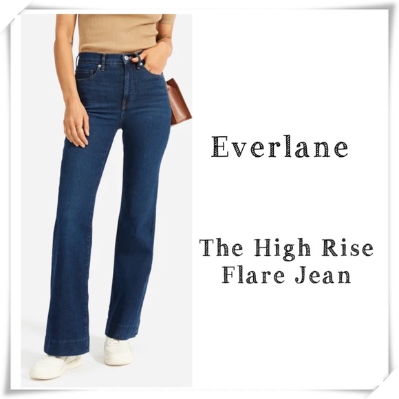 Everlane The High Rise Flare Legs Jeans 